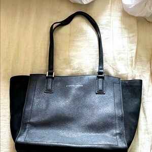 Etienne Aigner Black Leather Tote